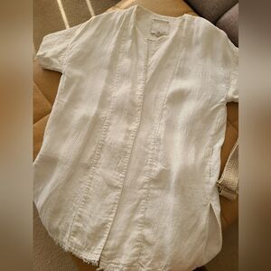 Aritzia Wilfred Le Fou Linen Jacket